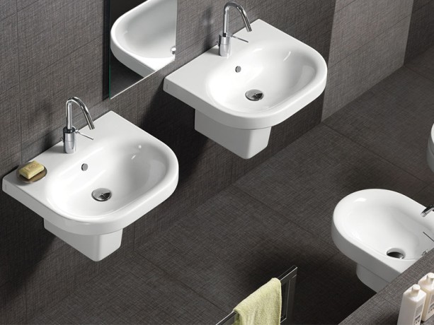 Полупьедестал HATRIA DAYTIME YXCQ01 подвесной цвет белый