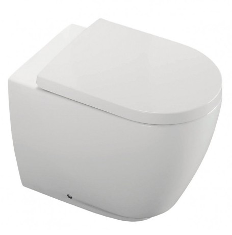 Унитаз HATRIA Fusion YXVD01 напольный слив универсальный цвет белый
