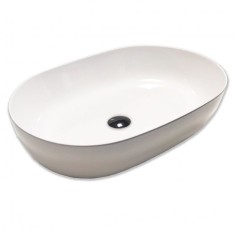 Раковина HATRIA HAPPY HOUR Y8AK01 накладная без отверстия без перелива цвет белый