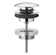 Донный клапан GEROMIN PTA push open цвет хром