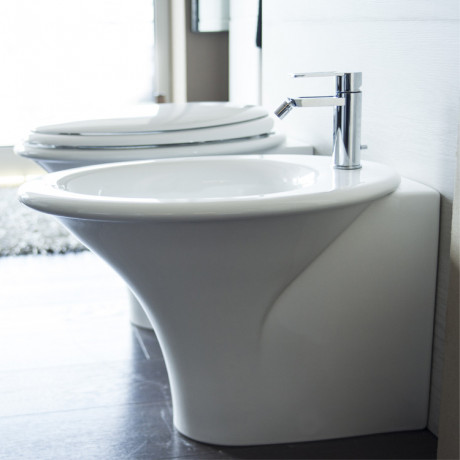 Биде HATRIA SCULTURE YR4201 напольное цвет белый