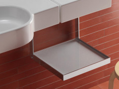 Полка HATRIA AREA Y0XY01 подвесная для раковины цвет хром