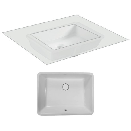 Раковина HATRIA Bahia 13 BH0500380010TU0 встраиваемая снизу без отверстия без перелива цвет белый