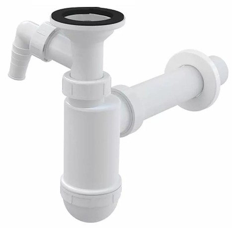 Сифон Geromin SSL для хозяйственной раковины цвет белый