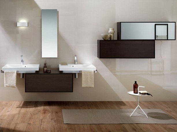 Раковина HATRIA GRANDANGOLO YXF901 подвесная или на тумбу с одним отверстием с переливом цвет белый