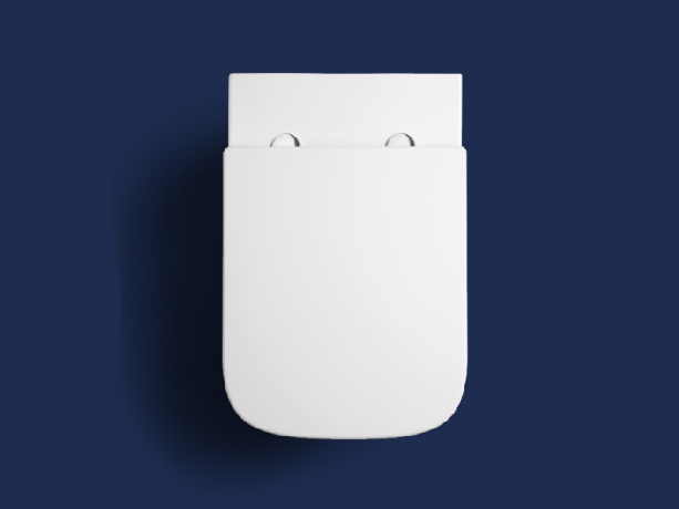 Комплект унитаз HATRIA TECNA Y9DJ01+02Y1VB01 подвесной безободковый с сиденьем с крышкой с плавным опусканием цвет белый