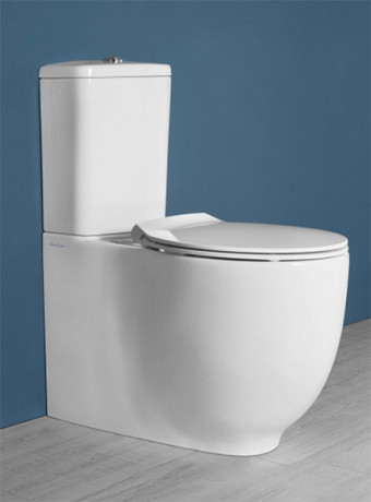 Унитаз HATRIA LE FIABE Y1E801 напольный моноблок под бачок слив универсальный цвет белый