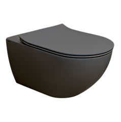 Унитаз HATRIA CENTRICA A0Y9DE08 подвесной безободковый слив Vortex цвет антрацит матовый