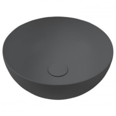 Раковина HATRIA HAPPY HOUR A0Y1VF08 накладная без отверстия без перелива цвет антрацит