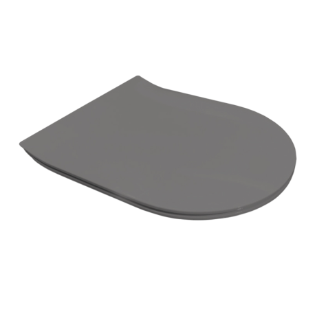 Сиденье с крышкой HATRIA FUTURA/CENTRICA/FUSION A0Y9D508 с микролифтом быстросъемное экстратонкое цвет антрацит матовый