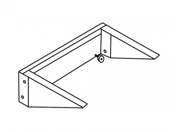 Кронштейн HATRIA AUTONOMY Y0CE01 для раковины для инвалидов откидывающийся с ручным управлением