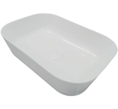 Раковина HATRIA HAPPY HOUR Y2A001 накладная без отверстия без перелива цвет белый