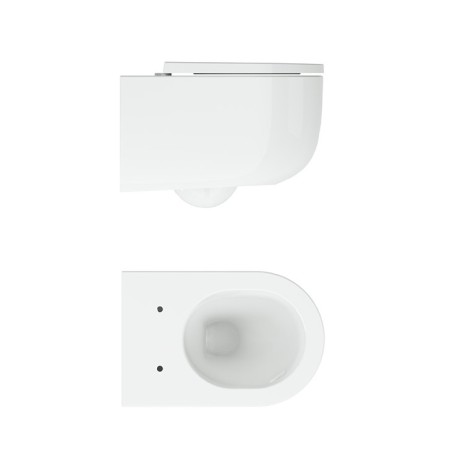 Унитаз HATRIA FUTURA A0Y9BA25 подвесной безободковый слив Vortex цвет белый матовый