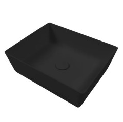 Раковина HATRIA HAPPY HOUR A0Y1VH02 накладная без отверстия без перелива цвет черный матовый