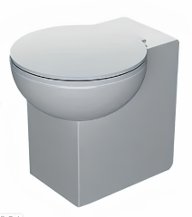 Унитаз HATRIA YOU&amp;ME YXZ601 напольный угловой слив универсальный цвет белый