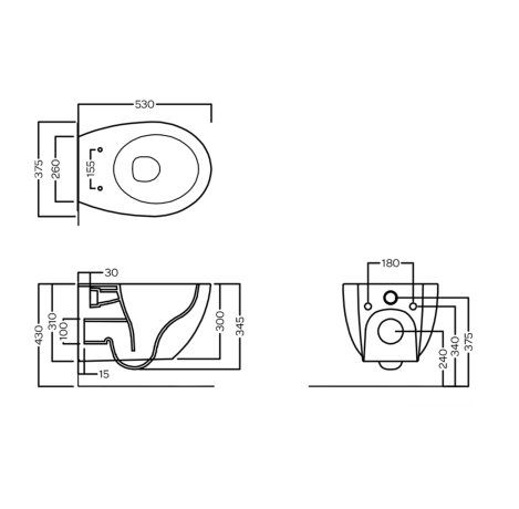 Комплект унитаз HATRIA PLANETA Y9E501+Y9E801 подвесной безободковый слив Vortex с сиденьем с крышкой с плавным опусканием цвет белый