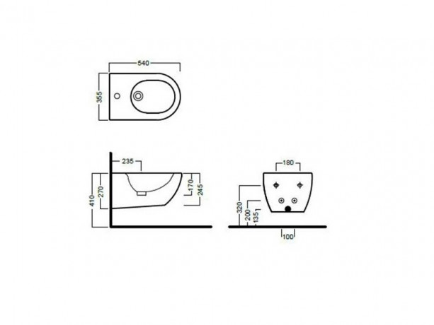 Биде HATRIA Fusion A0Y1D925 подвесное цвет белый матовый