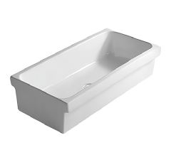 Раковина HATRIA SPECIALS YN0401 подвесная хозяйственная без отверстия без перелива цвет белый