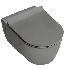 Унитаз HATRIA Fusion A0Y1CC08 подвесной безободковый цвет антрацит