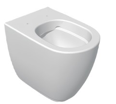 Унитаз HATRIA Fusion A0Y1ZA25 напольный безободковый слив универсальный цвет белый матовый