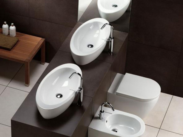 Раковина HATRIA NIDO Y0R201 накладная без отверстия без перелива цвет белый