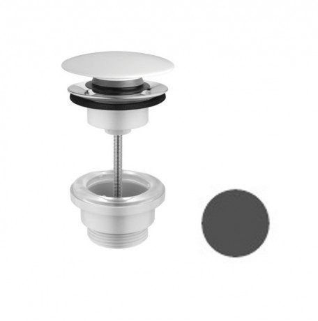 Донный клапан HATRIA A0Y7A808 керамический push open цвет антрацит