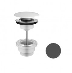 Донный клапан HATRIA A0Y7A808 керамический push open цвет антрацит