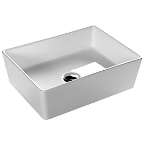 Раковина HATRIA HAPPY HOUR YXSQ01 встраиваемая снизу без отверстия без перелива цвет белый