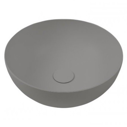 Раковина HATRIA HAPPY HOUR A0Y5A508 накладная без отверстия без перелива цвет антрацит