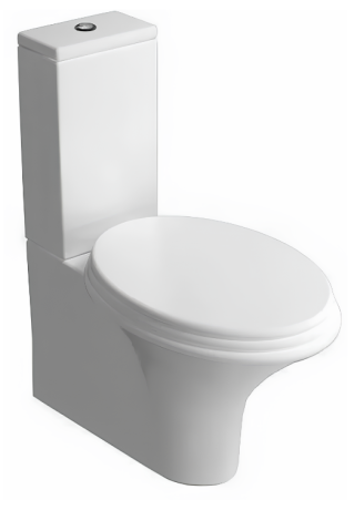 Унитаз HATRIA SCULTURE YXZ401 напольный моноблок под бачок слив универсальный цвет белый