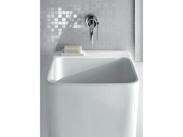 Раковина HATRIA G-FULL YXJH01 подвесная без отверстия без перелива цвет белый