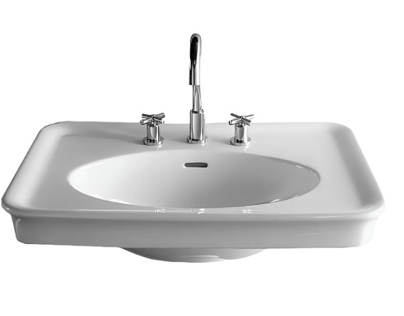 Раковина HATRIA DOLCEVITA Y0EJ01 подвесная с одним отверстием с переливом цвет белый