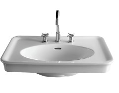 Раковина HATRIA DOLCEVITA Y0EJ01 подвесная с одним отверстием с переливом цвет белый