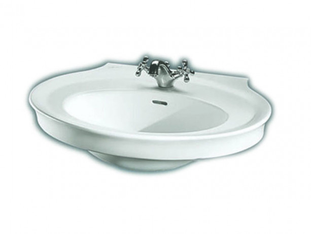 Раковина HATRIA DOLCEVITA Y0EW01 подвесная с одним отверстием с переливом цвет белый