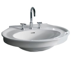 Раковина HATRIA DOLCEVITA Y0EW01 подвесная с одним отверстием с переливом цвет белый