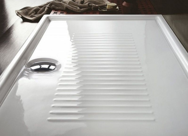 Поддон HATRIA LIF H3 SBY1ZV01 напольный или встраиваемый в пол 140x80x3 см цвет белый