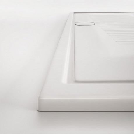 Поддон HATRIA LIF H3 SBY1ZV01 напольный или встраиваемый в пол 140x80x3 см цвет белый