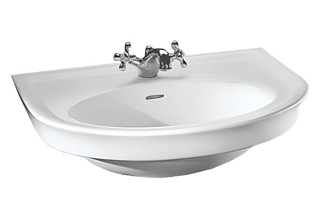 Раковина HATRIA DOLCEVITA Y0EX01 подвесная с одним отверстием с переливом цвет белый