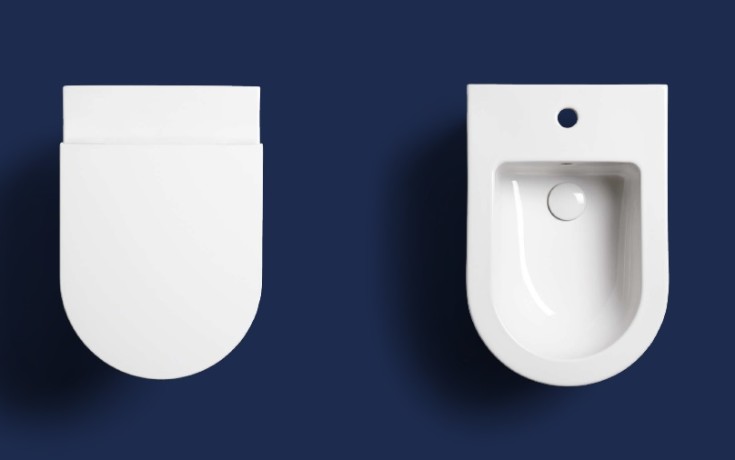 Унитаз HATRIA FUTURA A0Y9BA02 подвесной безободковый слив Vortex цвет черный матовый