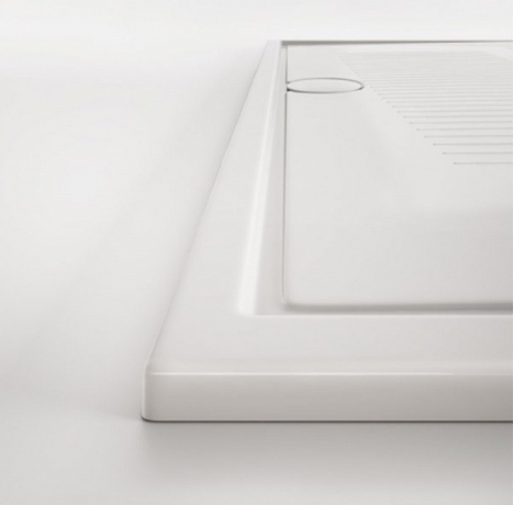 Поддон HATRIA LIF H3 SBY1ZY01 напольный или встраиваемый в пол 100х80х3 см цвет белый