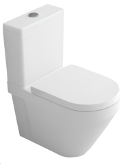 Унитаз HATRIA DAYTIME EVO YXV601 напольный моноблок под бачок слив универсальный цвет белый