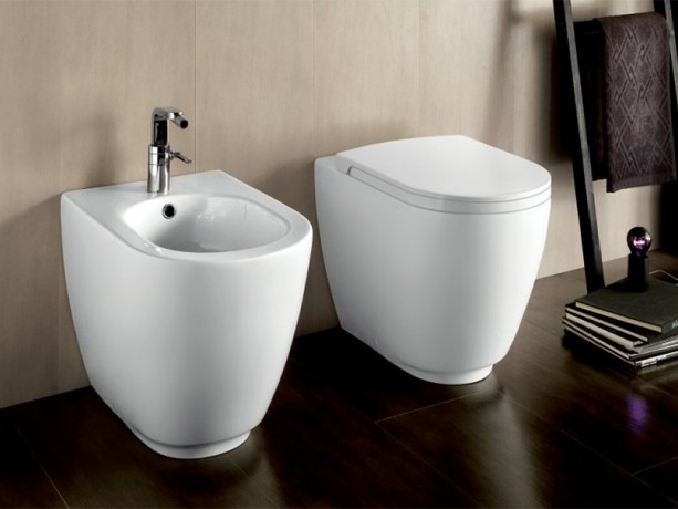 Биде HATRIA Fusion Y0U601 напольное цвет белый