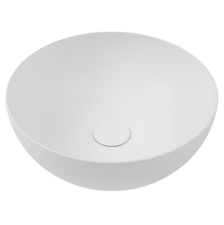 Раковина HATRIA HAPPY HOUR Y1VF01 накладная без отверстия без перелива цвет белый