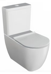 Унитаз HATRIA Fusion Y1ZB01 напольный моноблок под бачок слив универсальный цвет белый