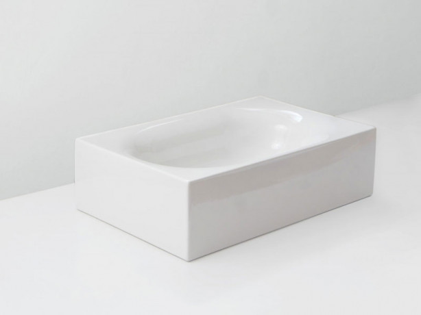 Раковина HATRIA VALLEY Y1GD01 накладная без отверстия без перелива цвет белый