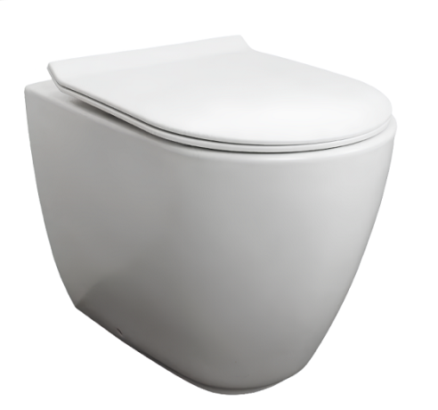Унитаз HATRIA Fusion Y1ZA01 напольный безободковый слив универсальный цвет белый