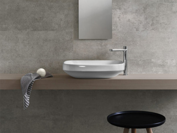 Раковина HATRIA ABITO YXXA01 накладная без отверстия без перелива цвет белый