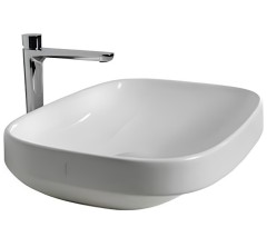 Раковина HATRIA ABITO YXXA01 накладная без отверстия без перелива цвет белый