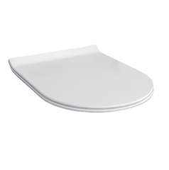 Сиденье с крышкой HATRIA Fusion Y1X201 быстросъемное тонкое цвет белый