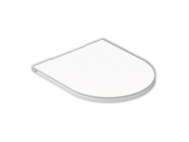 Сиденье с крышкой HATRIA Beat Y2A301 с микролифтом быстросъемное тонкое цвет белый